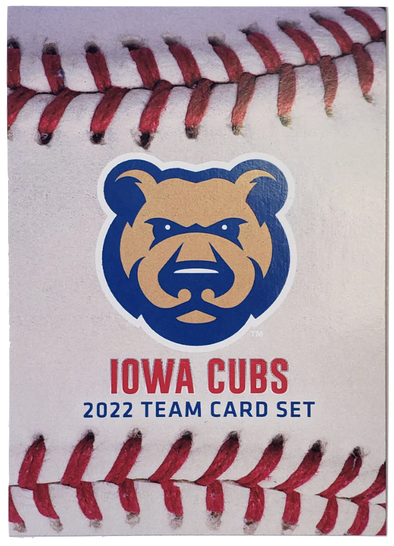 2022 Iowa Cubs Team Card Set