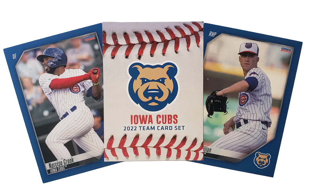 2022 Iowa Cubs Team Card Set Iowa Cubs Official Store