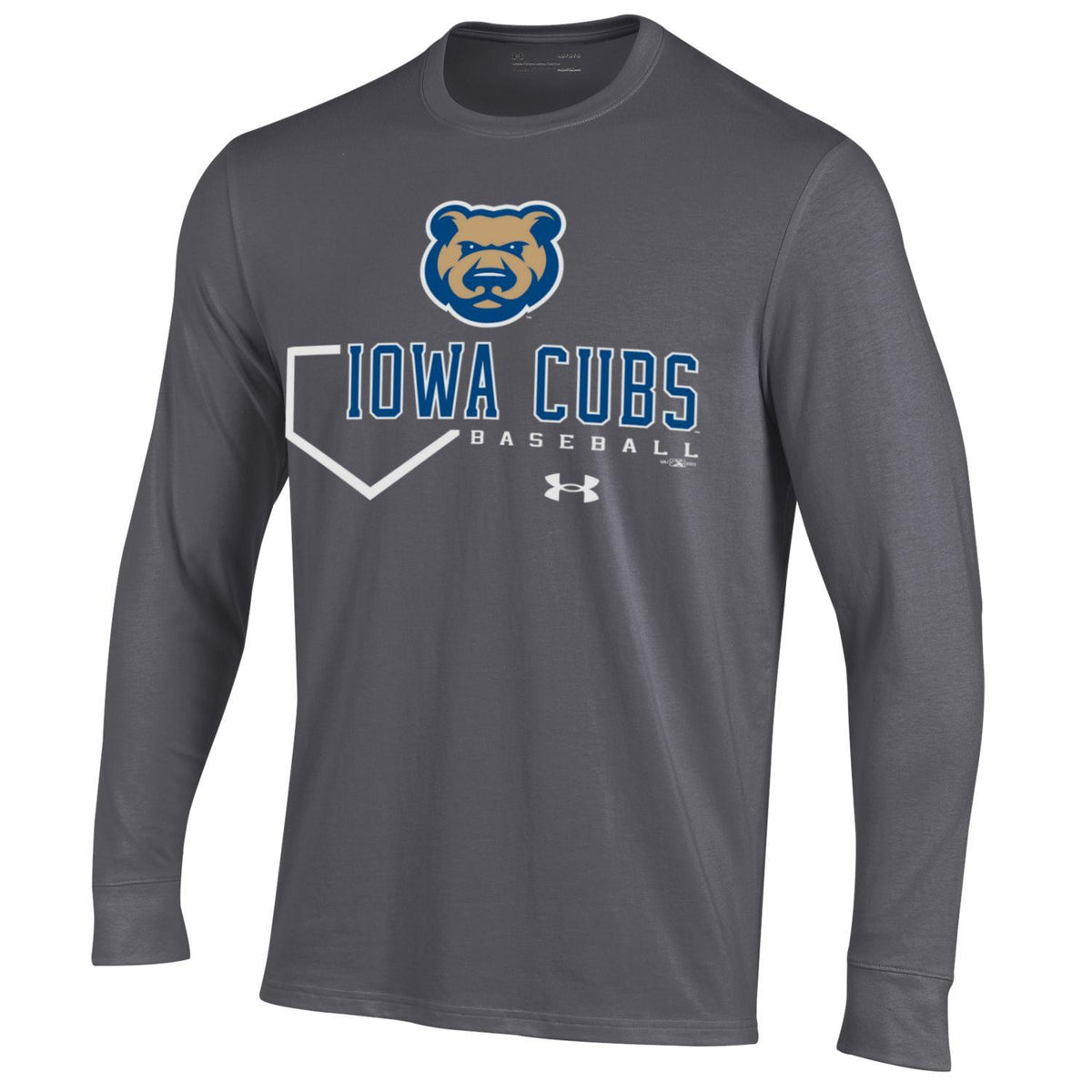 Men's Iowa Cubs Under Armour Plate LS Tee – Iowa Cubs Official Store