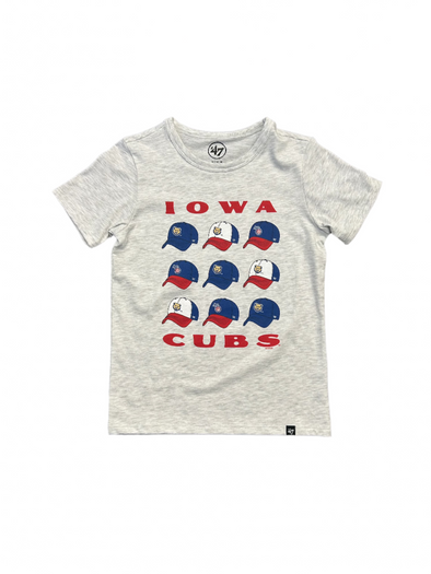 Iowa Cubs Youth Cap Off Tee