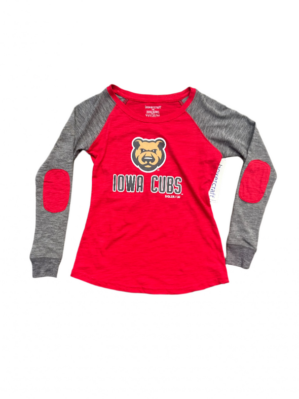 Iowa Cubs Youth Preppy Patch Long Sleeve