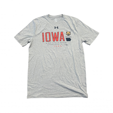 Iowa Cubs Mens Performance Cotton Tee