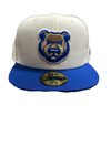 Iowa Cubs White/ Royal Fitted Cap