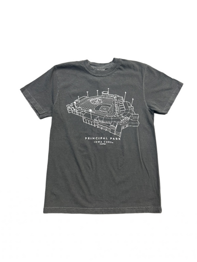 Iowa Cubs Pepper Principal Park Tee