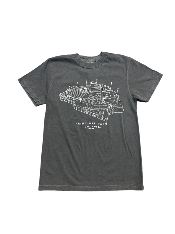Iowa Cubs Pepper Principal Park Tee