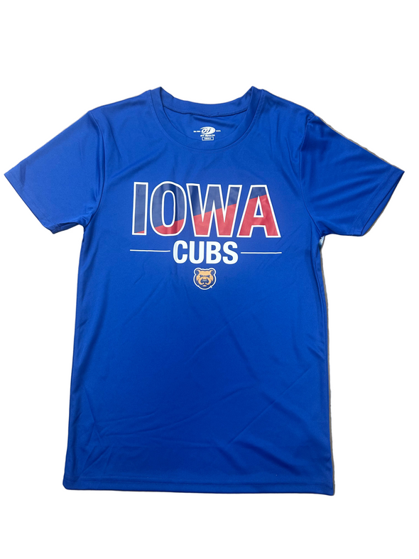 Iowa Cubs Men's Royal Dri Fit Tee