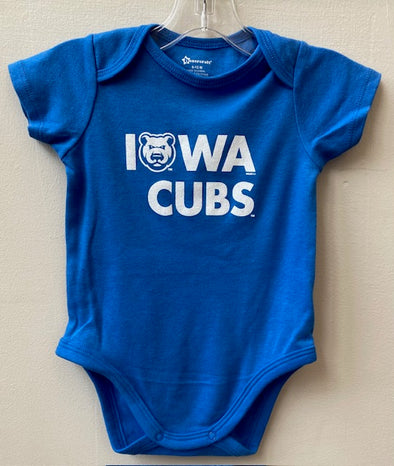 Infant Iowa Cubs BKids Onesie, Royal