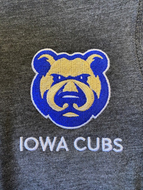 Youth Iowa Cubs Quarter Zip, Charcoal