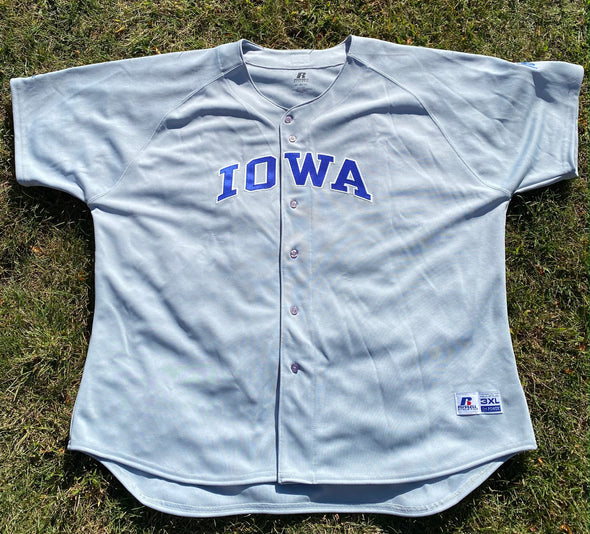 Men's Iowa Cubs Game Worn Gray Jersey #47