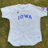Men's Iowa Cubs Game Worn Gray Jersey #28