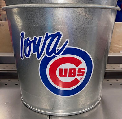 Iowa Cubs Metal Beer/Utility Bucket
