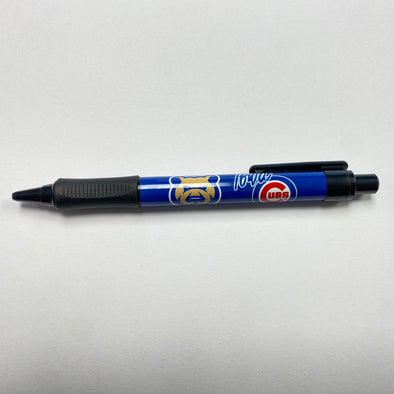 Iowa Cubs Dual Logo Grip Pen