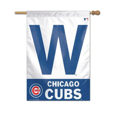 Chicago Cubs W 28X40 Banner Flag