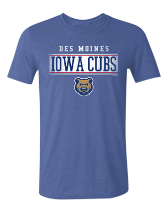 Men's Iowa Cubs Bleacher Tee, Royal