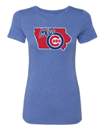 Women's Iowa Cubs State Tee