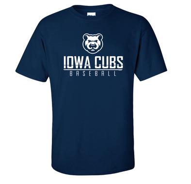 Men's Iowa Cubs Basic Tee, Navy