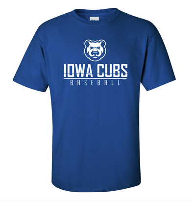 Men's Iowa Cubs Basic Tee, Royal