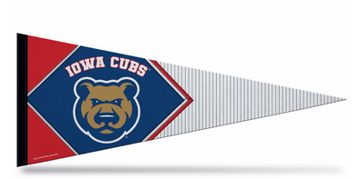 Iowa Cubs Home Pennant -Pinstripe