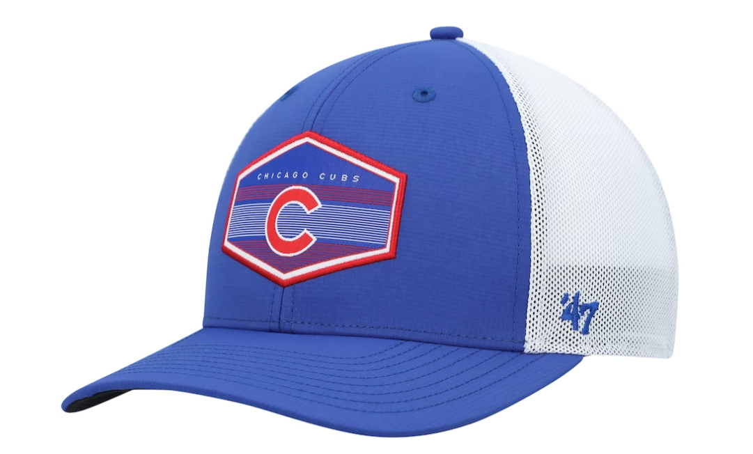 Men s Chicago Cubs Burgess Trucker Cap Iowa Cubs Official Store