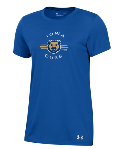 Women's Iowa Cubs Under Armour Short Sleeved Tee