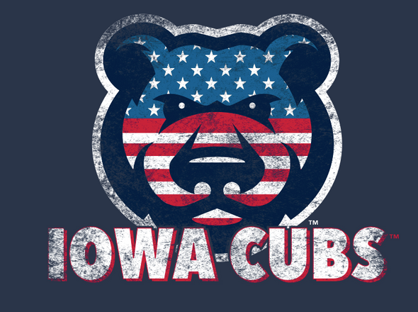 Men's Iowa Cubs Patriotic Tee