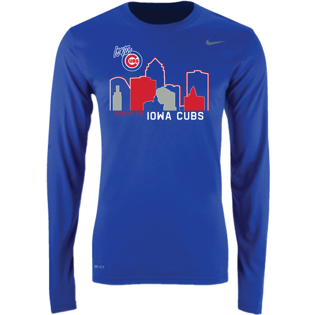 Women's Iowa Cubs Skyline LS Tee