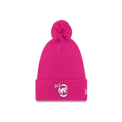 Women's Iowa Cubs Knit Beanie, Passion Pink