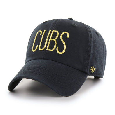 Women's Chicago Cubs Shimmer Text Cap