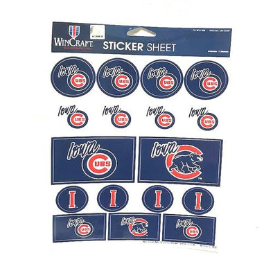 Iowa Cubs Sticker Sheet