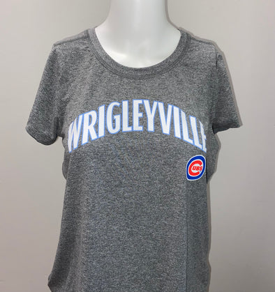 Women's Chicago Cubs Wrigleyville Tee, Gray