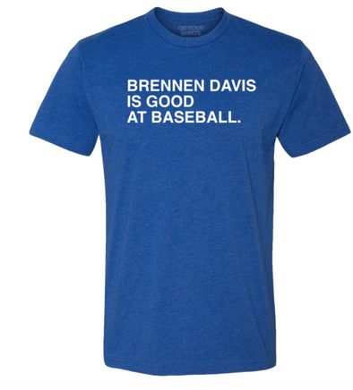 Men's Iowa Cubs Brennen Davis Baseball Tee
