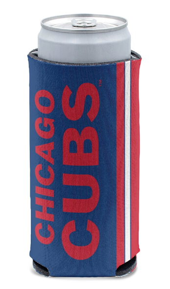Chicago Cubs Primary Slim Can Coozie