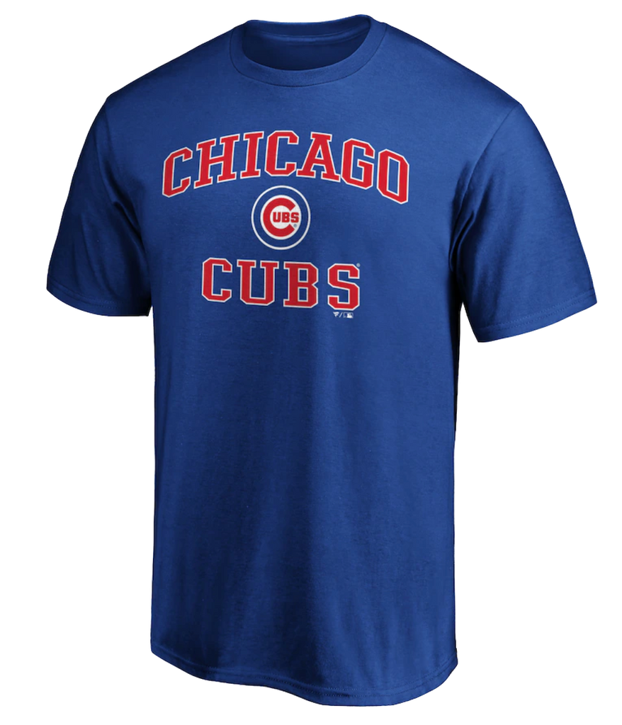 Men's Fanatics Branded Navy Chicago Cubs Official Team Logo T-Shirt