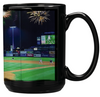 Iowa Cubs Firework Mug, Black