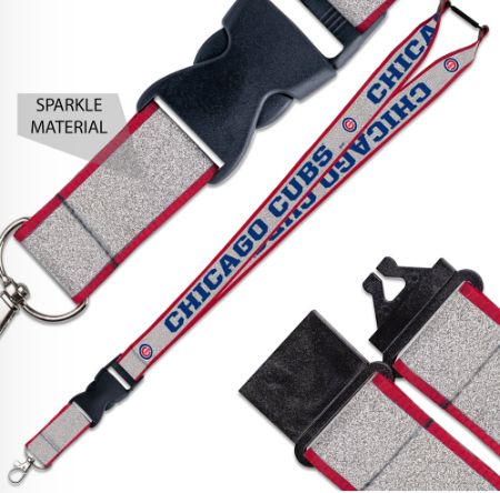 Chicago Cubs Sparkle Lanyard