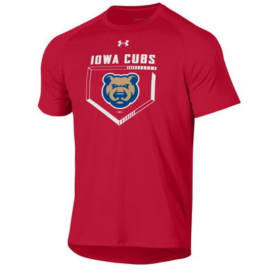 Men's Iowa Cubs Over Plate Tech Tee
