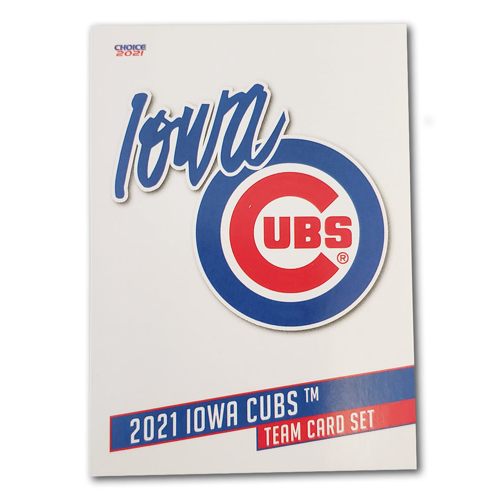 2021 Iowa Cubs Team Card Set – Iowa Cubs Official Store