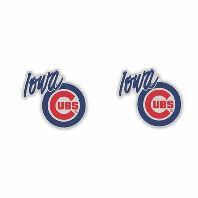 Iowa Cubs Wincraft Post Earrings